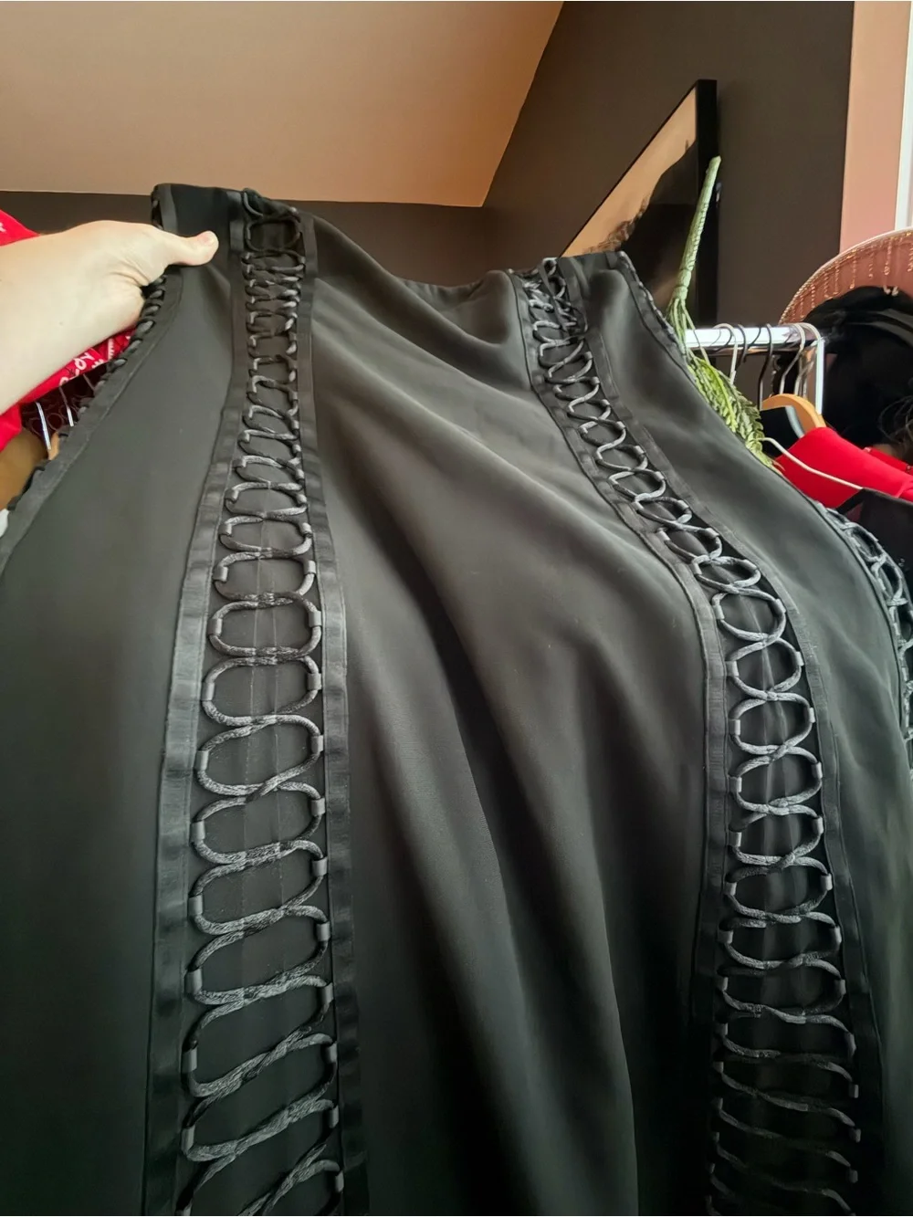 New With Tags SIMKHAI Dennison Dress Strapless Black Midi - Picture 10 of 12